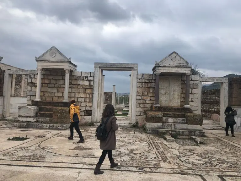 Tourists are visiting The Sea of Sardis Church